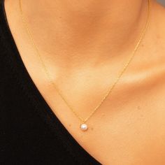 14k Solid Gold Pearl Necklace, Dainty Pearl Necklace, Natural Pearl Necklace, Bridesmaid Gift, Wedding Gift, Silver Single Pearl Necklace Back to my store for more options: https://www.etsy.com/shop/CIELOJEWELRYDESIGN ► 14k Solid Gold Pearl Necklace  * Material: High Quality 925 Sterling Silver, 8k Solid Gold, 14k Solid Gold, 18k Solid Gold * Colors: Silver options are; Gold-filled, Original Silver Color, Rose color. Solid gold color options are; Yellow Gold, White Gold, and Rose Gold * All the Delicate Solitaire Necklace With Adjustable Chain For Wedding, Delicate Wedding Solitaire Necklace With Adjustable Chain, Elegant White Charm Necklace For Anniversary, Dainty Solitaire Necklace With Adjustable Chain For Wedding, Delicate Solitaire Necklace With Clavicle Chain For Wedding, Dainty Round Pendant Necklace For Formal Occasions, Classic Solitaire Necklace With Adjustable Chain For Weddings, Wedding Charm Necklace With Adjustable Chain And Round Pendant, White Solitaire Necklace With Clavicle Chain For Wedding