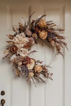 Timeless Dried Flower Wreath for Easter