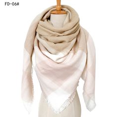 Features: Style: Elegant Occasion: Daily/Outdoor Material: Polyester Pattern: Contrast Color Design Type: Women Capes/Scarves Season: Winter One Size Beige Scarves For Fall, Casual Beige Shawl For Winter, Casual Cream Scarves For Winter, Casual Cream Scarf For Winter, Casual Cream Scarf, One Size, Beige Casual Scarves One Size, Casual Cream Scarves One Size Fits All, Casual Cream Scarf One Size, Casual Beige Shawl For Spring