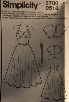 Out-of-Print 0518 Simplicity 1950's Retro Simplicity Size 6-8-10-12-14 Pattern is complete with instructions, unused and factory folded. Excellent condition. Envelope is clean, intact with clear graphics. It has minor storage wear. Please see pics. Please contact me with questions. Enjoy! Retro Vintage Dress With Fitted Bodice, Lined Retro Vintage Dress, Lined Retro Vintage Dress For Vintage Fashion, Lined Vintage Dress In Retro Style, Lined Retro Vintage Dress For Vintage Events, Lined 1950s Style Vintage Dress, 1950s Style Lined Vintage Dress, 1950s Style Vintage Dress, Lined Vintage Dress With Fitted Bodice