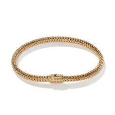 John Hardy Men's Classic Chain 5MM-11MM Bracelet in 18k Gold Luxury Box Chain Bangle Jewelry, Classic Snake Chain Bracelet For Formal Occasions, Classic Gold Jubilee Bracelet With Snake Chain, Classic Wheat Chain Link Bracelets, Classic Gold Braided Bracelet For Formal Occasions, Yellow Gold Box Chain Bracelet For Everyday Luxury, Everyday Luxury Yellow Gold Box Chain Bracelet, Elegant Wheat Chain Bracelet For Formal Occasions, Timeless Bangle With Box Chain