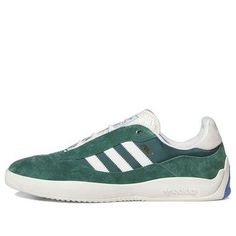 adidas Puig 'Collegiate Green' GY6933 (SNKR/Cozy/Skate/Light/Low Top/Non-Slip) Adidas Green Skate Shoes With Boost Midsole, Adidas Green Skate Shoes, Green Low-top Adidas Skate Shoes, Green Sporty Skate Shoes With Gum Sole, Adidas Green Low-top Skate Shoes, Green Skate Shoes With Rubber Sole For Light Sports, Green Rubber Sole Skate Shoes For Light Sports, Green Custom Sporty Sneakers For Skateboarding, Green Sporty Custom Sneakers For Skateboarding