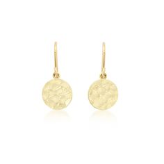 Mini Hammered Disc Earrings for Women | Jennifer Meyer Modern Hammered 14k Gold Filled Earrings, Hammered Recycled Gold Earrings, Hammered 14k Gold-filled Drop Earrings, Hammered 14k Gold Filled Drop Earrings, Elegant Hammered Everyday Earrings, Everyday Hammered Yellow Gold Earrings, Dainty Yellow Gold Earrings With French Hook, Everyday Yellow Gold Hammered Earrings, Hammered Yellow Gold Earrings Made Of Recycled Gold