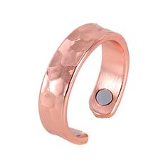 This beautiful and unique adjustable copper ring is made of 100% pure copper. It has been handcrafted with care and is of exceptional quality. It will last a lifetime, and, if properly cared for, multiple generations. Copper rings have long been believed to help those suffering from pain, tension, carpel tunnel syndrome, or arthritis in their hands. This bracelet also comes fitted with two magnets. For more information about wearing copper, please read our comprehensive guide on the subject. Thi Carpel Tunnel Syndrome, Carpel Tunnel, Copper Properties, Copper Water Bottle, Bottle Sling, Clean Drinking Water, Copper Ring, Mineral Stone, Copper Rings