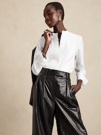 Women’s Tops – Blouses & Shirts | Banana Republic Modern Workwear Tops With Concealed Placket, Modern Tops For Workwear With Concealed Placket, Modern Tops With Concealed Placket For Workwear, Timeless Tailored Tops For Office, Formal Shirt With Concealed Placket For Fall, Elegant Tailored Tops With Concealed Placket, Chic Formal Blouse With Concealed Placket, Modern Tops With Concealed Placket, Sleek Fitted Tops With Concealed Placket