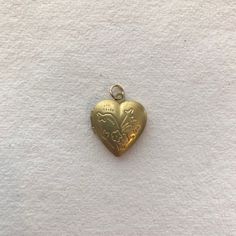 Vintage deadstock heart locket with floral design. made out of brass  never been worn or sold until now!. it is 2 centimetres across when closed. thank you cml Locket Necklace Vintage, Necklace Locket, Vintage Lockets, Heart Locket, Necklace Vintage, Locket Necklace, Making Out, Locket, Etsy Gifts