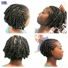 Flat Twist Styles, Flat Twist Updo, Chunky Twists, Twist Styles, Beautiful Natural Hair