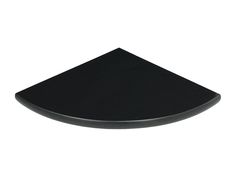 a black plate is shown on a white background