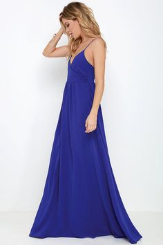 On the Silver Screen Royal Blue Maxi Dressat Lulus.com! Dresses Casual Long, Royal Blue Maxi Dress, Dresses For Juniors, Blue Maxi Dress, Royal Blue Dress, Club Party Dresses, Blue Maxi, Maxi Dresses Casual, Style Maxi Dress