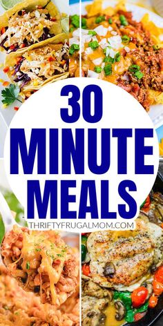 30 minute meals that are ready to be eaten