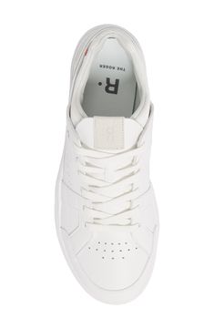 Designed in collaboration with tennis icon Roger Federer, this court-tech street sneaker puts performance comfort and agility under every step. Its padded interior sleeve pairs with a springy, energy-returning sole to keep you moving with sporty looks and no distractions. Style Name:On The Roger Clubhouse Tennis Sneaker (Men). Style Number: 6189340. Dynamic Low-top Tennis Sneakers, Functional Low-top Tennis Running Shoes, Functional Low-top Tennis Shoes, Low-top Tennis Shoes With Abzorb Midsole, Low-top Tennis Running Shoes With Abzorb Midsole, Sporty Tennis Sneakers With Air Cushioning, Low-top Running Shoes With Rubber Sole For Tennis, Functional Round Toe Tennis Sneakers, Sporty Air-cushioned Tennis Sneakers