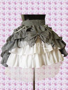 <3 Checkered Skirt, A Skirt, Skirts Online, Cute Skirts, Lolita Dress, Gothic Lolita, Lolita Fashion, Japanese Fashion, Skirts For Sale