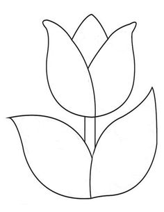 the outline of a flower on a white background