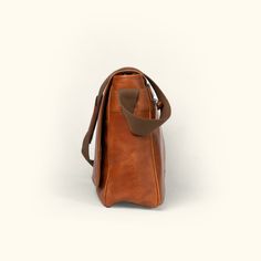 Roosevelt Buffalo Leather Satchel Messenger Bag | Amber Brown Buffalo Jackson, Rugged Leather, Water Buffalo, Iron Hardware, Buffalo Leather, Brown Canvas, Small Accessories, Leather Satchel, Buffalo