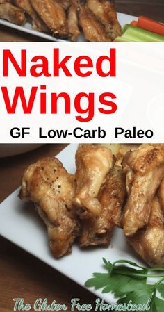 the cover of naked wings gf low - carb paleo