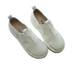 Cos Shoes, White Leather Shoes, Shoe Size Conversion, Pig Skin, Flat Espadrille, Casual Shoes Women, Shoe Sale, White Leather, Trending Shoes