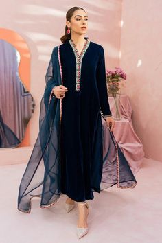 Teal blue velvet dress, winter velvet indian wear, plus size velvet salwar suit, Pakistani velvet dress, embroidered velvet salwar suit, kurti pant suit set This before velvet dress has embroidery over the neck, it has matching velvet pant with orgenza dupatta which has gota lace border ✨Dazzle with this elegant dress in any party or wedding function. ✨We stitched outfit with lot of care, so that our customers should not have any issues regarding finishing and fitting. ✨This dress can be customi Luxury Formal Naqshi Churidar, Luxury Self-design Jamawar Churidar, Luxury Fitted Churidar For Party, Pakistani Dresses Casual Velvet, Blue Velvet Embroidered Dress, Luxury Semi-stitched Velvet Salwar Kameez, Velvet Long Sleeve Salwar Kameez With Resham Embroidery, Anarkali Style Long Sleeve Velvet Kurta, Velvet Anarkali Kurta With Long Sleeves