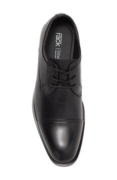 A round cap toe adds classic style to a versatile lace-up crafted from smooth leather. Lace-up style OrthoLite® insole Leather upper and lining/rubber sole Imported Leather Lace-up Slip-resistant Dress Shoes, Slip-resistant Leather Lace-up Dress Shoes, Leather Lace, Up Styles, Smooth Leather, Size 13, Nordstrom Rack, Derby, Rubber Sole