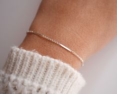 This minimalist thin bracelet is made with sterling silver Bar chain . ➵ Perfect to wear alone or for layering with more bracelets. ➵ The bracelet length is ajustable thanks to 5 cm (2 in) extender chain. ➵ Matching choker: https://www.etsy.com/fr/listing/600949152/collier-choker-ras-du-cou-collier-ultra?ref=shop_home_active_3 ➵  More layering bracelet: https://www.etsy.com/shop/silverbirdjewels?ref=l2-shopheader-name&section_id=21837906 --*--*--*--*--*--*--*--*--*--*--*--*--*--*--*--*--*--*-- ∞ Dainty Silver Bracelets Simple, Dainty Silver Bracelets, Minimalist Bracelet Silver, Minimalist Bracelets, Dainty Silver Bracelet, Silver Bar Bracelet, Boho Wedding Earrings, Stackable Necklaces, Bracelet Layering