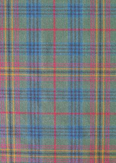 a plaid fabric with multicolored checks