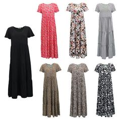 Find ideas๏ฟฝand inspiration for FIL Women's Short Sleeve Maxi Long Summer Dress Floral Beach Party Long Sundress , women's dresses Fitted V-neck Vacation Dress, Summer A-line Maxi Dress For Beach Season, Casual A-line Beach Dress, Spring Holiday A-line Dress, Flowy A-line Vacation Dress, Casual A-line Dress For Beach Season, Short Sleeve Midi Dress For Summer Vacation, Spring Short Sleeve Maxi Beach Dress, Spring Beachwear Maxi Dress With Short Sleeves