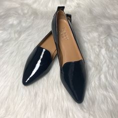 Nwot Franco Sarto Shelby Navy Blue Patent Pointed Toe Loafer,Size-7/ 0.75”Embellished Heel,Manmade Or Leather Upper,Smoke Free Home,Please Ask Any ?’S U May Have Before Purchasing Bec I Try To Describe To The Best Of My Ability All Items Being Sold In My Closet,Ty So Much For Coming To My Closet. Blue Slip-on Loafers For Fall, Blue Slip-on Oxfords For Office, Elegant Blue Closed-toe Oxfords, Classic Blue Heels For Work, Elegant Blue Loafers For Workwear, Elegant Blue Loafers For Work, Blue Business Loafers With Flat Heel, Chic Blue Flats For Work, Elegant Blue Slip-ons For Work