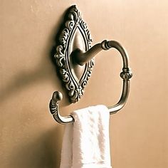 Elevate the charm of your bathroom with our Romantic Bathroom Silver Matte Antique Finish Towel and Cloth Hooks. Made with a durable and sturdy silver matte material, these hooks are perfect for adding a touch of vintage elegance to your bathroom decor. The antique finish gives off a nostalgic vibe, making it the perfect addition to a romantic and cozy bathroom setting. These hooks are not only aesthetically pleasing but also functional, providing a convenient place to hang your towels and cloth Romantic Bathroom, Hang Towels In Bathroom, Romantic Bathrooms, Bathroom Towel Hooks, Vintage Bathroom Decor, Cozy Bathroom, Silver Bathroom, Matte Material, Wall Key Holder