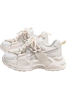 Techwear Chunky Beige Sneakers Shoes Warrior Urbancore Popular Shoes Women Cream Chunky, Urban Style Platform Sneakers For Sports, Urban Style Breathable Chunky Sneakers For Light Sports, White Urban Chunky Sneakers With Cushioned Footbed, Streetwear Synthetic Wedge Sneakers With Vulcanized Sole, Trendy High-top Chunky Sneakers For Light Sports, Urban Chunky Sneakers For Light Sports, Synthetic Wedge Sneakers With Boost Midsole For Streetwear, Athleisure Platform Sneakers With Round Toe For Streetwear