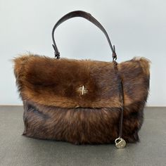 Ralph Lauren Shearling Fur Leather Handbag Shoulder Bag Made In Italy Brown Limited Edition Bought New For $4,750 - Gently Used - No Rips - No Tears - No Stains Contact Me With Any Questions Luxury Ralph Lauren Brown Shoulder Bag, Elegant Ralph Lauren Brown Bags, Luxury Brown Ralph Lauren Bags, Elegant Brown Ralph Lauren Bags, Ralph Lauren Brown Rectangular Bag, Ralph Lauren Leather Shoulder Bag With Palladium Hardware, Ralph Lauren Shoulder Bag With Palladium Hardware, Ralph Lauren Brown Rectangular Shoulder Bag, Ralph Lauren Luxury Satchel Shoulder Bag