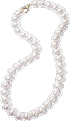 Affinity White Pearl Necklace - Coomi Luxury Pearl Necklaces With Round Beads, Luxury White Tennis Necklace As Gift, Luxury White Tennis Necklace Gift, Luxury White Tennis Necklace As A Gift, Luxury White Tennis Necklace For Gift, Exquisite Round Pearl Chain Jewelry, Luxury Necklace With Pearl Chain And Round Beads, Elegant Bridal Necklace With Round Beads, Luxury Pearl Chain Necklace With Round Beads