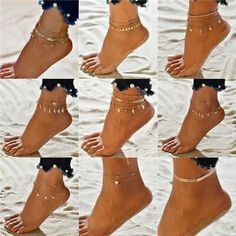 See Website Kingsjewelery.com Item Type: Anklets. Style: Bohemia. Handmade Ankle Bracelets, Leg Jewelry, Tassel Anklet, Summer Beach Jewelry, Anklets For Women, Beaded Ankle Bracelets, Foot Bracelet, Leg Chain, Beaded Ankle