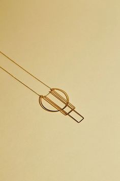 Full Deco Necklace – Made Trade Brass Hair Pin, Gold Necklace Simple, Oval Earring, Ethical Jewelry, Geometric Necklace, Geometric Jewelry, Recycled Gold, Simple Jewelry, Gold Hoops