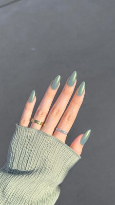 Shop recommended products from Jessica Liz on www.amazon.com. Learn more about Jessica Liz's favorite products. Acrylic Overlay Nails Chrome, Sage Green Gel X Nails, Nails 2 Colors Simple, Sage Green Crome Nails, Pale Green Chrome Nails, March Chrome Nails, Light Green Nails With Chrome, Crome Green Nail, Sparkly Sage Green Nails