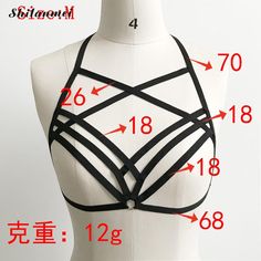 Sexy Women Girl Hollow Out Elastic Cage Bra Bandage Strappy Halter Bra Bustier sold by KoKo Fashion on Storenvy Pola Bra, Harness Fashion, Girls Applique, Lingerie Inspiration, Halter Bra, Strappy Bra, Swimsuit Women, Women Swimwear, Corset Lingerie