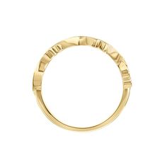 Designed with a lovely floral motif and adorned with diamond accents, this Love Always 10k gold anniversary ring is a beautiful symbol of your undying love.Click on this JEWELRY & WATCHES GUIDE to learn about fit, styles, materials and more! FEATURES Width: 2 mm Shank style: stackable Band fit: flat Metal: 10k gold Plating: rhodium Finish: milgrain Packaging: boxedDIAMOND DETAILS Total weight: less than 1/10 ct. Color grade: I-J Clarity: I3 Shape: round brilliant Setting: prong Gemstones may hav Elegant Gold Engraved Stackable Ring, Elegant Yellow Gold Engraved Ring With Diamond Accents, Elegant Engraved Yellow Gold Ring With Diamond Accents, Elegant Stackable Signet Ring For Anniversary, Anniversary Diamond Ring In White Gold With Decorative Band, Fine Jewelry Engraved Ring With Decorative Band, Timeless Yellow Gold Rings With Decorative Band, Yellow Gold Wedding Ring With Decorative Band, Yellow Gold Wedding Band With Decorative Detail