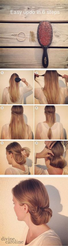 Graceful Lower Updo Hairstyle Havana Nights Hairstyle, Updo Hairstyles Tutorials, Easy Updo, Havana Nights, Popular Haircuts, Hair Updo, Good Hair Day, Bad Hair, Hair Today