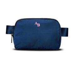 Perfect for the on-the-go gal! *As of 8/1 - all bags have silver hardware Classic Monogram Canvas Belt Bag For Travel, High-end Monogram Canvas Pouch Shoulder Bag, On-the-go Monogram Canvas Shoulder Bag With Removable Pouch, Blue Belt Bag For On-the-go, Nylon Belt Bag For On-the-go, United Monograms, Small Company, S Monogram, Monogram Styles