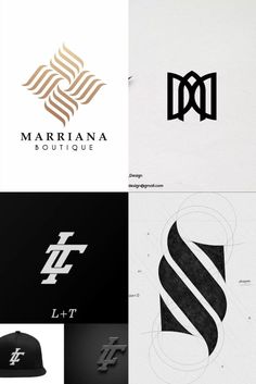 the logos for boutiques and clothing stores are shown in different colors, shapes, and sizes