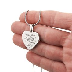 Surprise your loved one by giving them this sweet Engraved Heart Necklace! It's a classic and heartfelt jewelry piece that is sure be treasured. If the custom engraving option is available, you can choose to personalize onto the back of the pendant your loved one's name, a special date, or anything else you want to remember and keep you close to their heart. Each personalized piece offers exceptional craftsmanship that is fit to be an instant classic in your family.The Engraved Heart Necklace is Mother's Day Engraved Stainless Steel Heart Necklace, Valentine's Day Engraved Heart Necklace In Stainless Steel, Engraved Heart Necklace For Valentine's Day Memorial, Heart-shaped Engraved Necklaces For Father's Day, Father's Day Heart-shaped Engraved Necklaces, Engraved Heart Necklaces For Father's Day, Engraved Heart Necklace For Mother's Day Memorial, Engraved Heart Pendant Jewelry For Father's Day, Engraved Heart Necklace