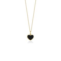 This elegant black heart necklace is crafted with 14k solid gold, embodying timeless beauty and sophistication. Its minimalist design, combined with the finest craftsmanship, makes it a perfect piece for everyday wear or a meaningful gift for a loved one. This necklace is crafted with real 14k solid gold(not plated, not vermeil, not gold filled) You don't need to worry about water, perfume or conditioner contact since real gold doesn't tarnish. The center is hand applied black enamel on top of s Black Heart Necklace, Water Perfume, About Water, Gold Bond, August Birthstone Jewelry, July Birthstone Jewelry, Jewelry Ring Box, Pearl Jewellery Earrings, Evil Eye Jewelry