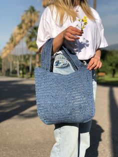 Any woman must have this bag for every fashionista.Whether you keeping it to yourself or gifting someone you care, it will be unforgettable. ✔️I made this beautiful bag from natural paper rope which is organic cotton. ✔️The interior of the straw summer bag has a magnetic button. Suitable for use as shoulder bag, beach bag or party bag ✔️You can combine your clothes with a straw summer bag on summer days ✔️Handcrrafted in Turkey ✔️Hand-crocheted with care ✔️This bag is light weight yet durable, b Everyday Bucket Shaped Crochet Bag With Adjustable Strap, Everyday Use Crochet Bucket Bag With Adjustable Strap, Everyday Crochet Bucket Bag With Adjustable Strap, Trendy Everyday Bucket Straw Bag, Everyday Trendy Bucket Straw Bag, Chic Shoulder Bag For Everyday Beach Season, Handheld Handwoven Beach Bags, Chic Everyday Shoulder Bag For Beach Season, Summer Everyday Shoulder Bag