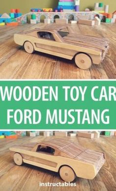 Pallet wood deck chair Restauration Hardware, Wooden Trucks, Wooden Toys Diy, Wooden Cars, Wooden Toy Trucks, Diy Kids Furniture, Wooden Toy Cars, Mustang Car, Making Wooden Toys