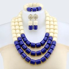 Elevate your Nigerian wedding or party look with this Bead Jewelry. Handcrafted with care, these jewelry pieces add a touch of color and cultural significance to your ensemble, making you stand out with traditional elegance. Traditional White Polished Beads Jewelry, Traditional White Jewelry Sets With Polished Beads, Traditional Jewelry With Round Beads For Ceremonies, Traditional Jewelry With Colorful Round Beads, Traditional Jewelry With Large Beads For Ceremonies, Traditional Round Beads Jewelry For Ceremonies, Traditional Jewelry For Ceremonies With Round Beads, Traditional Large Beads Jewelry For Ceremonies, Traditional Round Beaded Jewelry For Ceremonies