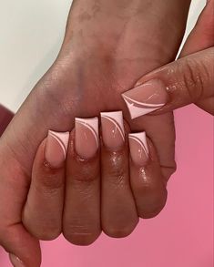 Acrylic Toe Nails, Lace Nails, Fancy Nails Designs, Girly Acrylic Nails, French Tip Acrylic Nails, French Acrylic Nails, Dope Nail Designs, Short Square Acrylic Nails, Exotic Nails