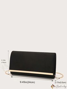 BirdinBag - Sleek Metal Envelope Bag: Exquisite Minimalist Decor Modern Evening Bags In Solid Color, Modern Evening Bags, Modern Solid Color Evening Bags, Elegant Solid Color Rectangular Box Bag, Elegant Rectangular Solid Color Box Bag, Solid Color Party Shoulder Bag, Minimalist Evening Bag, Minimalist Solid Color Evening Bag, Elegant Solid Color Rectangular Bag