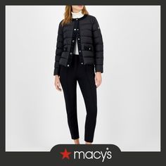 in stock Down Puffer Coat, Puffer Coat, Puffer, Pick Up, In Store, Buy Online, Michael Kors, Free Shipping, Black