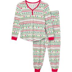 Enjoy the festive season in our women's holiday pajamas, crafted from exceptionally soft hacci fabric for your comfort. The long sleeve button top offers a timeless appeal, while the comfort-stretch waistband provides a cozy fit. These pajamas are perfect for lounging and staying warm during the cooler months. Make holiday memories even more special with matching pajamas for the whole family, perfect for adorable photos and seasonal celebrations. Our essentials have been independently certified Holiday Pajamas Women, Cozy Pjs, Matching Family Christmas Pajamas, Family Pajama Sets, Oh What Fun, Matching Pjs, Pyjamas Womens, Matching Christmas Pajamas, Fun Fair