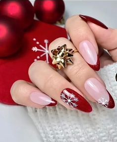 Lines On Nails, Christmas Nails Acrylic, Beautiful Nail Designs, Christmas Nail Designs