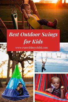 the best outdoor swings for kids