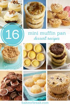 twelve mini muffin pan dessert recipes